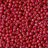 Glas rocailles kralen 11/0 (2mm) Cherry red